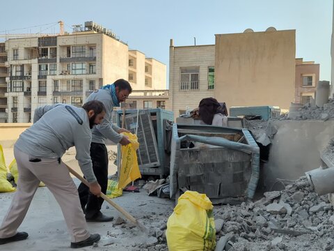 جهادگران حوزوی همدان در تهران