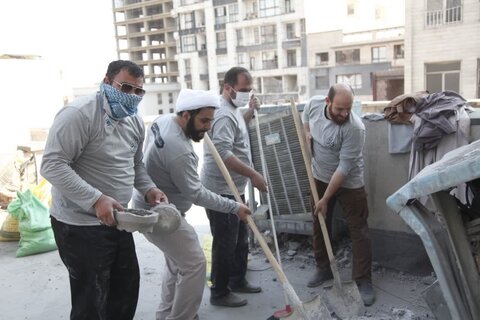 جهادگران حوزوی همدان در تهران