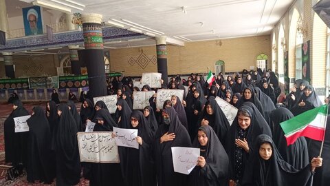 تصاویری از تجمع بانوان زینبی در آشتیان