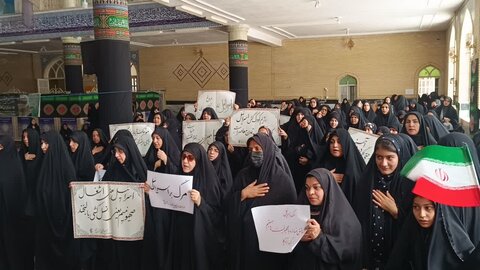 تصاویری از تجمع بانوان زینبی در آشتیان