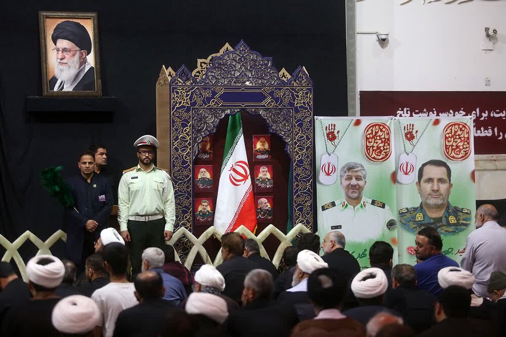 مراسم گرامیداشت شهدای اقتدار و امنیت فراجا و شهدای جنگ تحمیلی رژیم صهیونیستی برگزار شد