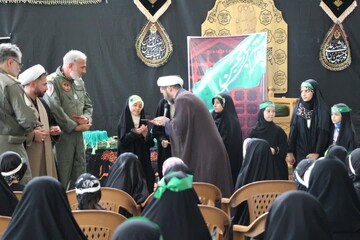 تصاویر/ همایش ریحانه‌های حسینی در مرکز هوانیروز شهید وطن پور