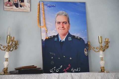 تصاویر/ دیدار امام جمعه شهرستان خوی با خانواده معظم شهید محسن آین