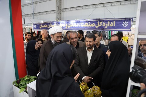 تصاویر / افتتاح اولین نمایشگاه توانمندی های بانوان همدانی