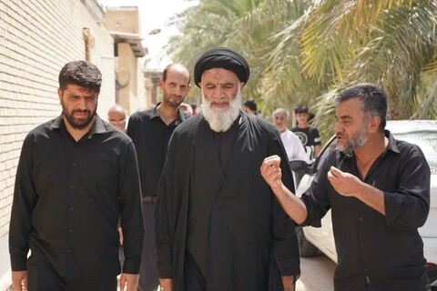 بازدید امام جمعه اهواز از مناطق متاثر از تنش آبی در جنوب خوزستان