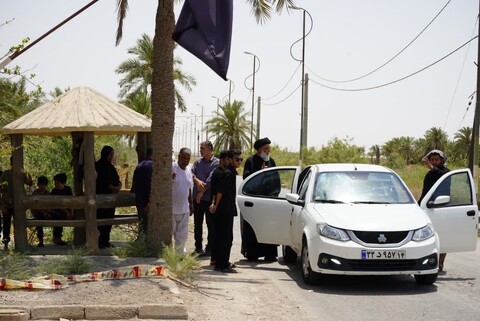 بازدید امام جمعه اهواز از مناطق متاثر از تنش آبی در جنوب خوزستان