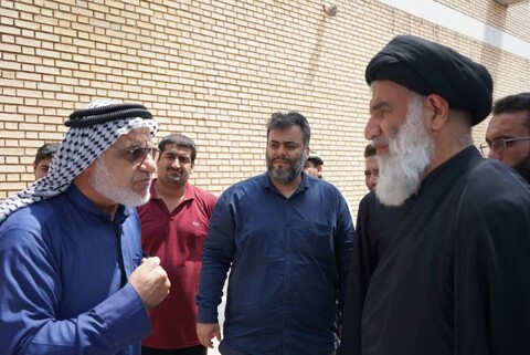 بازدید امام جمعه اهواز از مناطق متاثر از تنش آبی در جنوب خوزستان