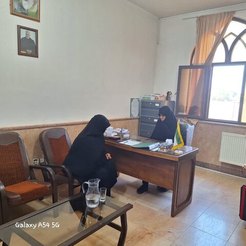 تصاویر/بازدید کادر حوزه علمیه خواهران استان مرکزی از مدرسه علمیه کوثر زرندیه