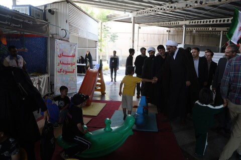 بازدید امام جمعه همدان از اجرای رزمایش جهادی دندانپزشکی و چشم پزشکی در همدان