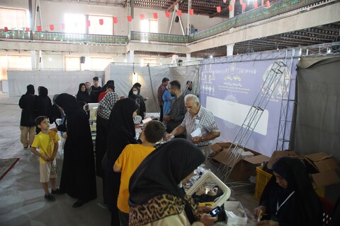 بازدید امام جمعه همدان از اجرای رزمایش جهادی دندانپزشکی و چشم پزشکی در همدان