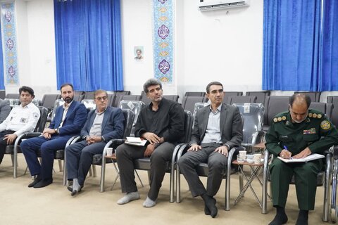جلسه هماهنگی و برنامه‌ریزی مراسم اربعین شهدای جنگ ۱۲ روزه استان لرستان