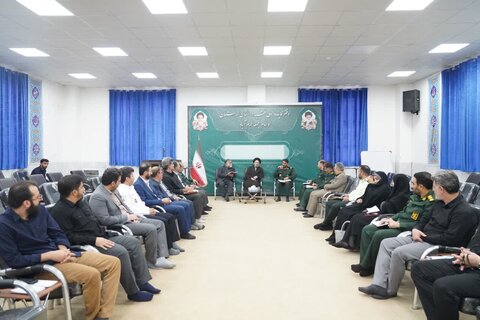 جلسه هماهنگی و برنامه‌ریزی مراسم اربعین شهدای جنگ ۱۲ روزه استان لرستان