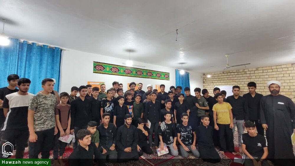حضور امام جمعه اهواز در جمع طلاب جدید الورود مدرسه علمیه امام موسی الکاظم(ع) شادگان