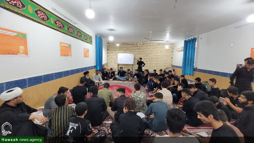 حضور امام جمعه اهواز در جمع طلاب جدید الورود مدرسه علمیه امام موسی الکاظم(ع) شادگان