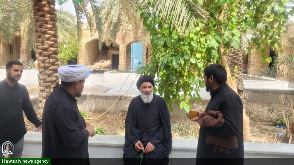 حضور امام جمعه اهواز در جمع طلاب جدید الورود مدرسه علمیه امام موسی الکاظم(ع) شادگان