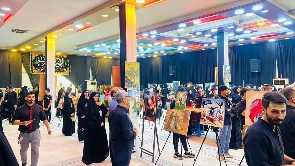 130 فناناً يجسدون واقعة الطف في النجف 130 فناناً يجسدون واقعة الطف في النجف