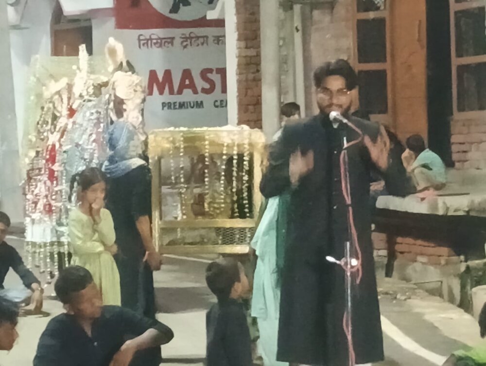 दसवा का जुलूस निकालकर किया नौहा व मातम