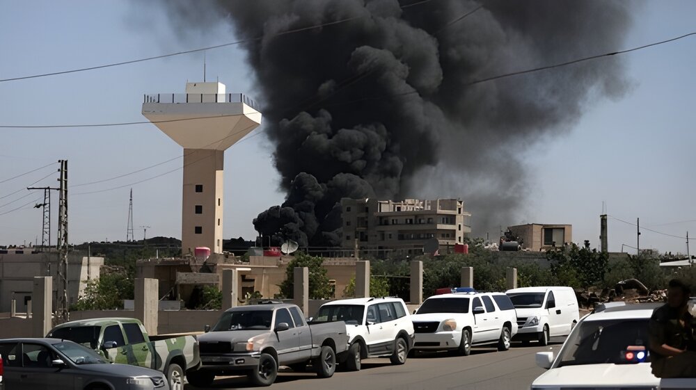 دمشق میں صیہونی حکومت کا حملہ، وزارت دفاع اور جنرل ہیڈکوارٹر نشانہ