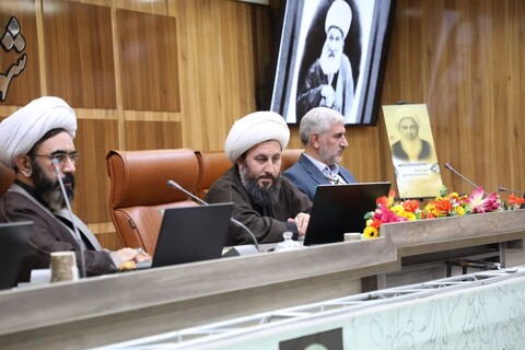 تصاویر/ آیین نکوداشت فقیه مجاهد، واقف نیکوسرشت شهید آیت الله میرزا ابراهیم مجتهد خویی(دنبلی خویی)