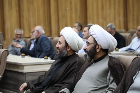 تصاویر/ آیین نکوداشت فقیه مجاهد، واقف نیکوسرشت شهید آیت الله میرزا ابراهیم مجتهد خویی(دنبلی خویی)