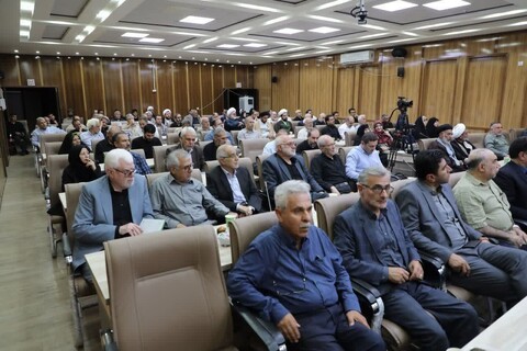 تصاویر/ آیین نکوداشت فقیه مجاهد، واقف نیکوسرشت شهید آیت الله میرزا ابراهیم مجتهد خویی(دنبلی خویی)