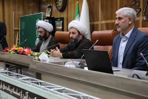 تصاویر/ آیین نکوداشت فقیه مجاهد، واقف نیکوسرشت شهید آیت الله میرزا ابراهیم مجتهد خویی(دنبلی خویی)