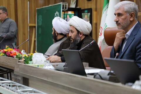 تصاویر/ آیین نکوداشت فقیه مجاهد، واقف نیکوسرشت شهید آیت الله میرزا ابراهیم مجتهد خویی(دنبلی خویی)