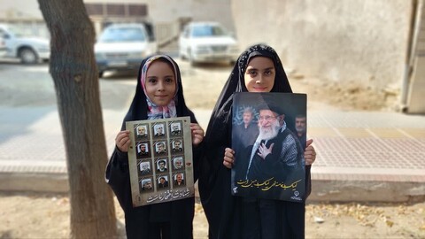 تصاویر| اجتماع 3 هزارنفری دختران حسینی،مادران زینبی خمینی شهر