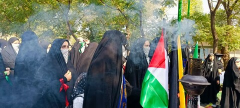 تصاویر| اجتماع 3 هزارنفری دختران حسینی،مادران زینبی خمینی شهر
