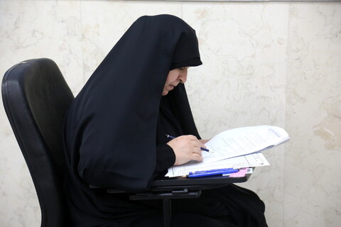 تصاویر/ آزمون اختصاصی کارشناسی ارشد دانشکده صدا و سیما قم
