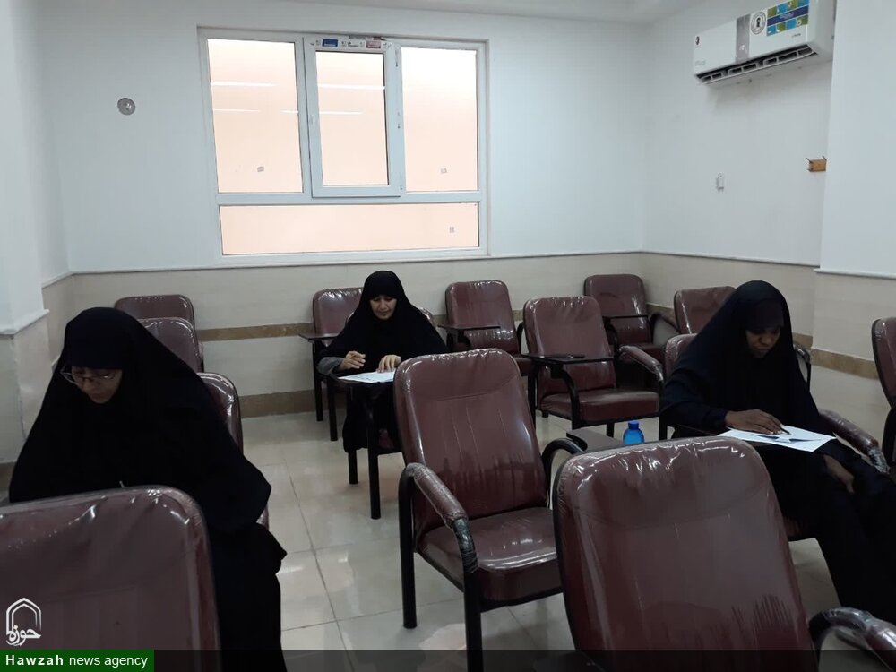 برگزاری آزمون زبان اشتمال در حوزه علمیه خواهران خوزستان+ تصاویر