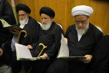 تصاویر / مراسم ترحیم نوه آیت الله هاشمی شاهرودی(ره)