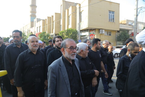 مراسم تشییع نوه آیت الله هاشمی شاهرودی