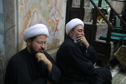 مراسم تشییع نوه آیت الله هاشمی شاهرودی