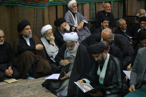 مراسم تشییع نوه آیت الله هاشمی شاهرودی