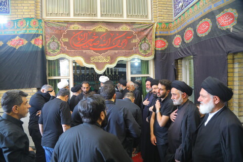 مراسم تشییع نوه آیت الله هاشمی شاهرودی