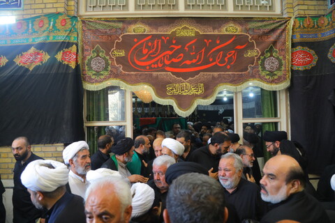 مراسم تشییع نوه آیت الله هاشمی شاهرودی