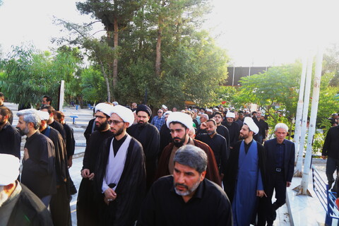 مراسم تشییع نوه آیت الله هاشمی شاهرودی