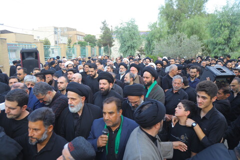 مراسم تشییع نوه آیت الله هاشمی شاهرودی