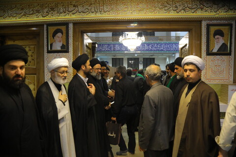 تصاویر / مراسم ترحیم مرحومه سیده زهرا هاشمی شاهرودی