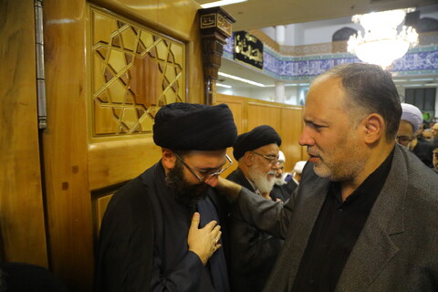 تصاویر / مراسم ترحیم مرحومه سیده زهرا هاشمی شاهرودی