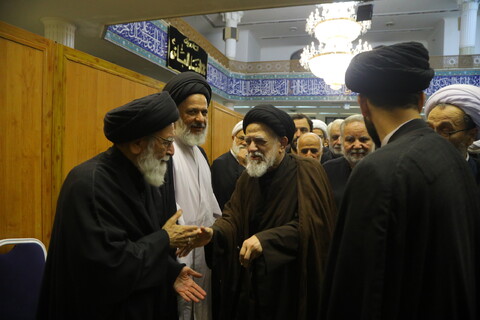 تصاویر / مراسم ترحیم مرحومه سیده زهرا هاشمی شاهرودی