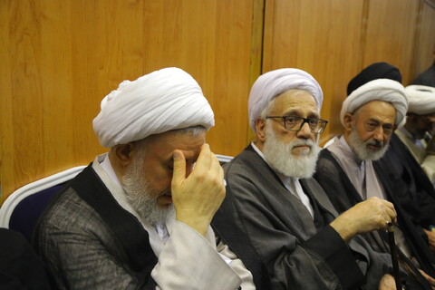 تصاویر / مراسم ترحیم مرحومه سیده زهرا هاشمی شاهرودی