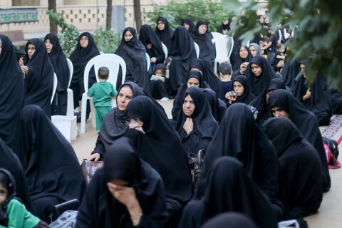 مراسم عزاداری محرم در حوزه علمیه حضرت نرجس "سلام‌الله‌علیها" بیرجند