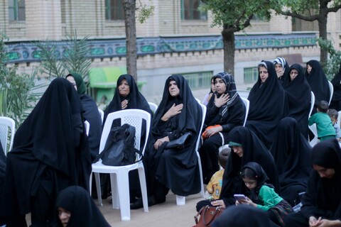 مراسم عزاداری محرم در حوزه علمیه حضرت نرجس "سلام‌الله‌علیها" بیرجند