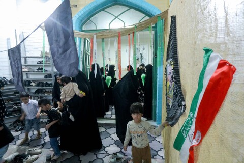 مراسم عزاداری محرم در حوزه علمیه حضرت نرجس "سلام‌الله‌علیها" بیرجند