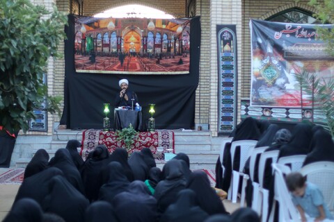 مراسم عزاداری محرم در حوزه علمیه حضرت نرجس "سلام‌الله‌علیها" بیرجند