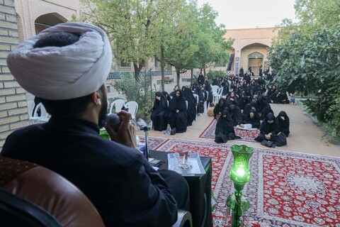 مراسم عزاداری محرم در حوزه علمیه حضرت نرجس "سلام‌الله‌علیها" بیرجند