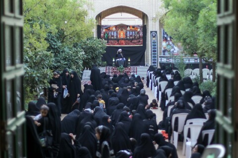 مراسم عزاداری محرم در حوزه علمیه حضرت نرجس "سلام‌الله‌علیها" بیرجند