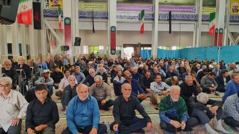 تصاویر/ اقامه نمازجمعه رابر